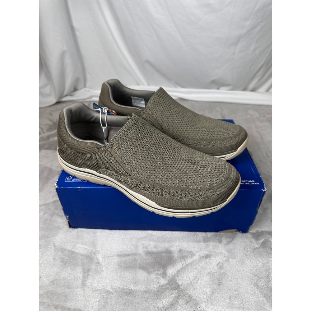 Skechers Slip On Sneakers Mens 11 Relax Fit Air‎ Cool Memory Foam No Insoles NWT